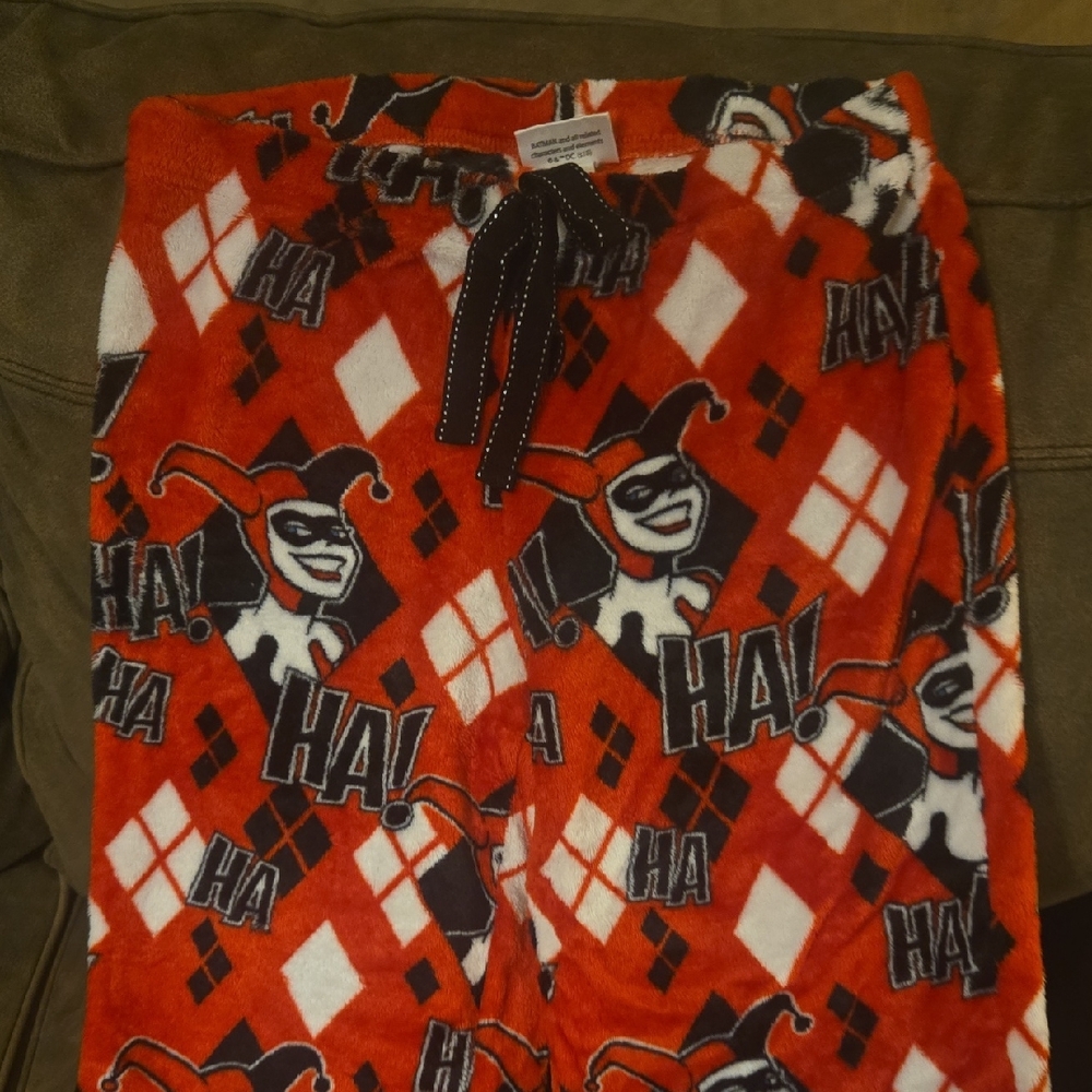 Womens Harley Quinn Pajama Bottoms - Size S